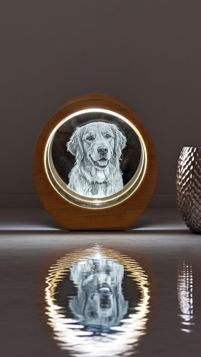 Personalized Crystal Photo Lamp
