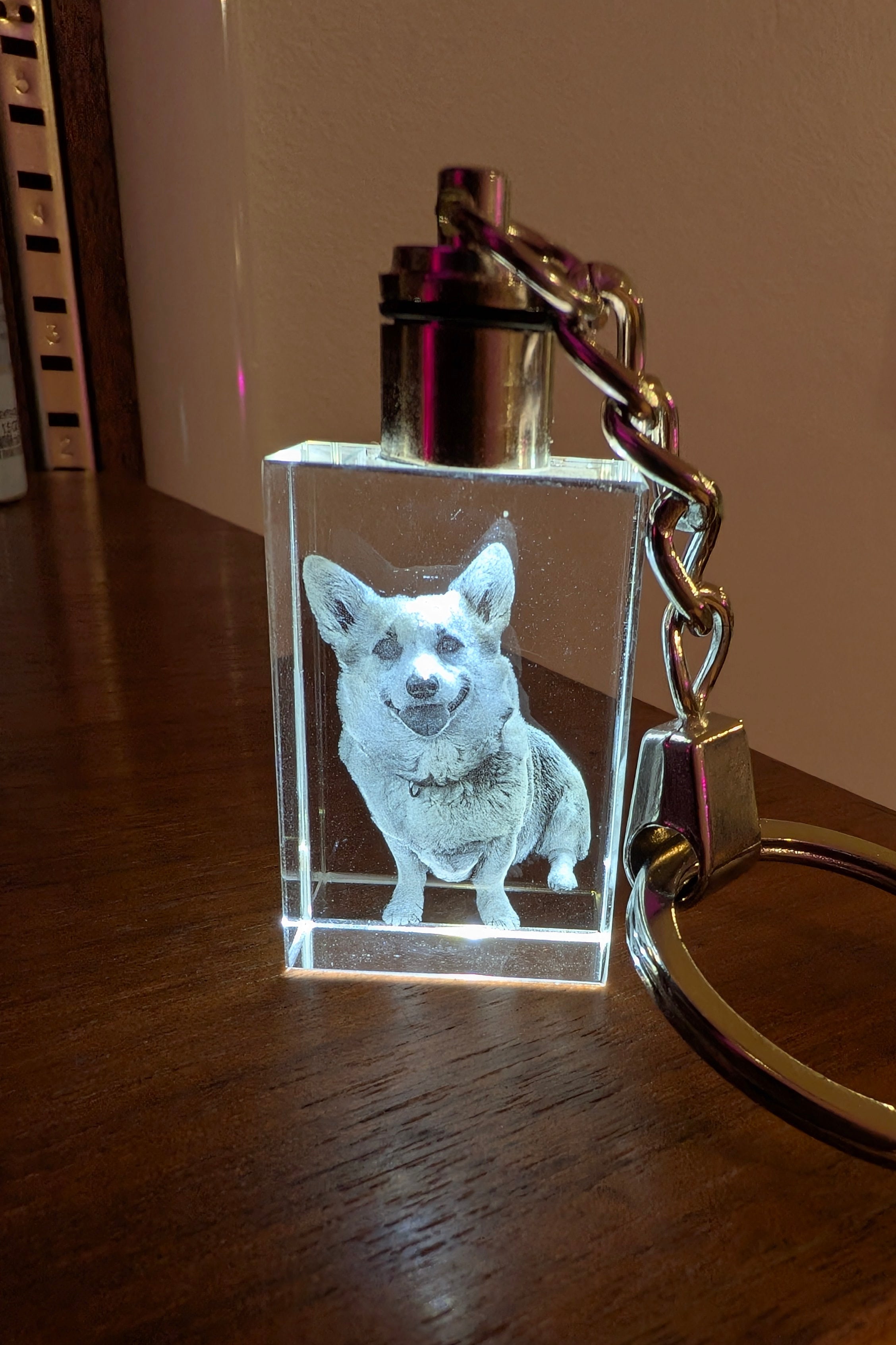 Personalized Crystal Keychain