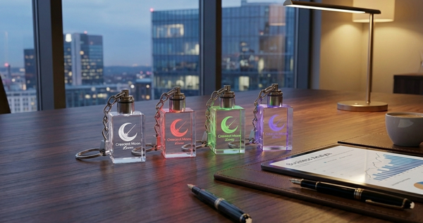 Company logo keychain