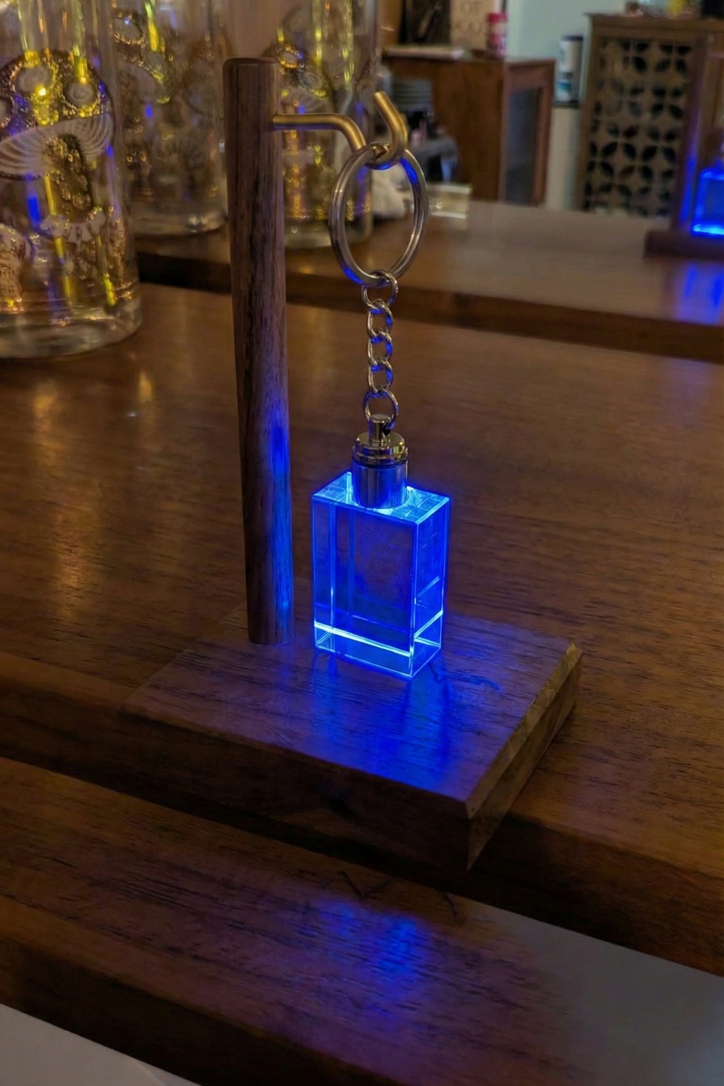 Personalized Crystal Keychain