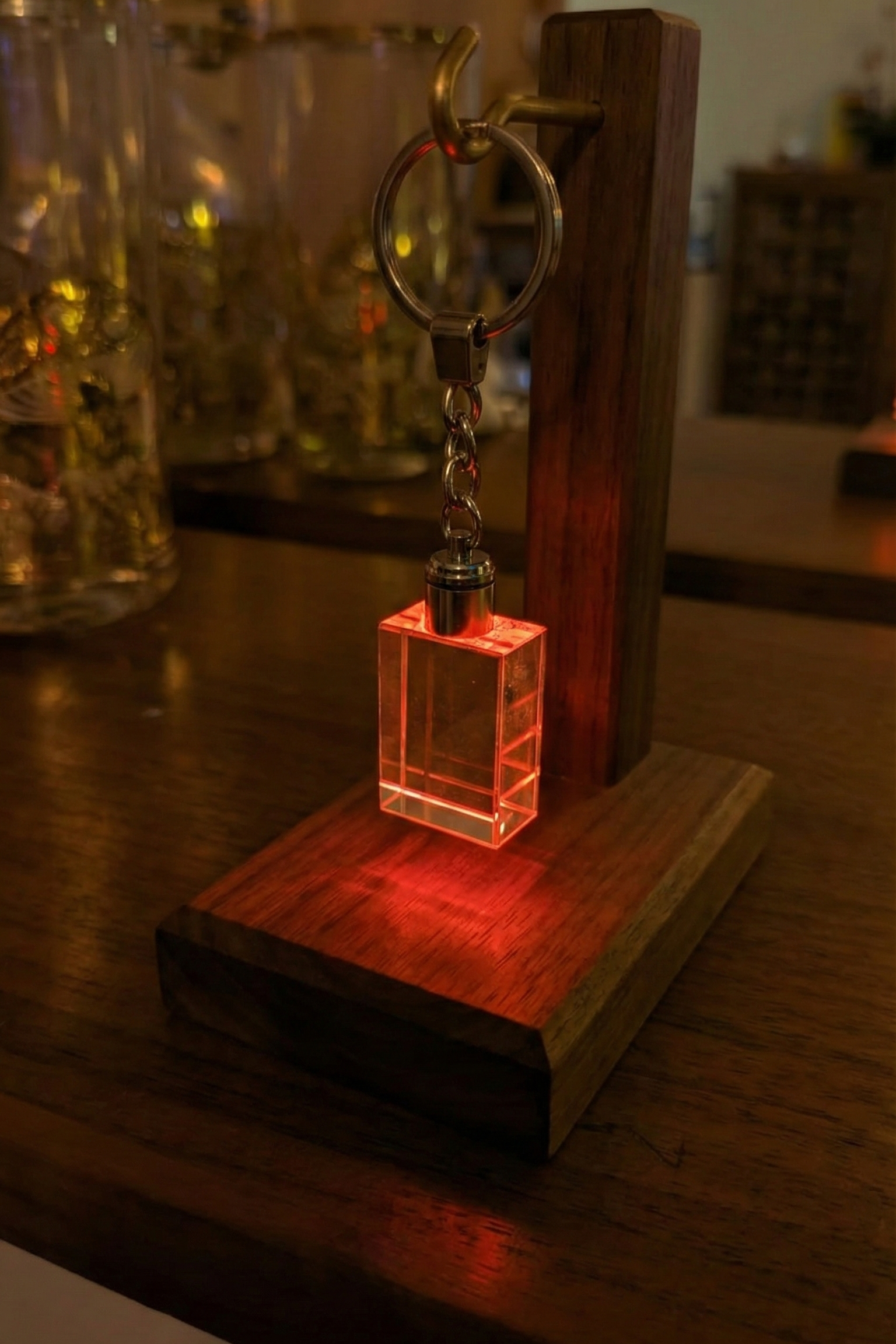 Personalized Crystal Keychain