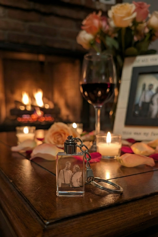 Personalized Crystal Keychain