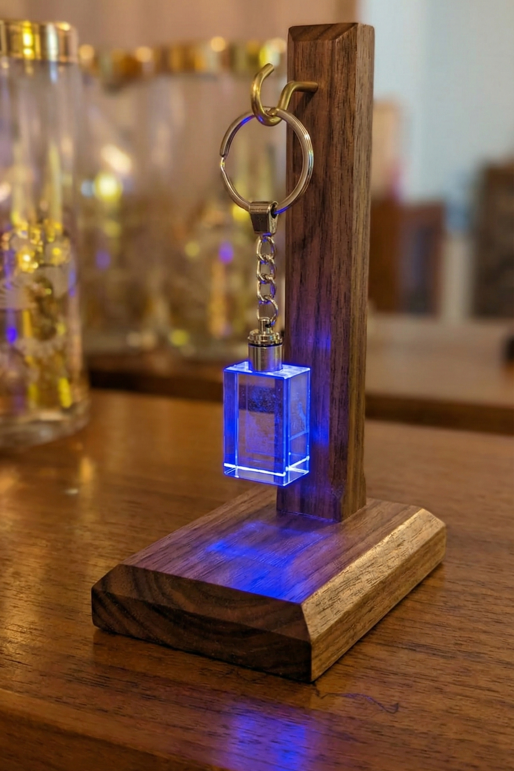 Dragon Hologram Crystal Keychain