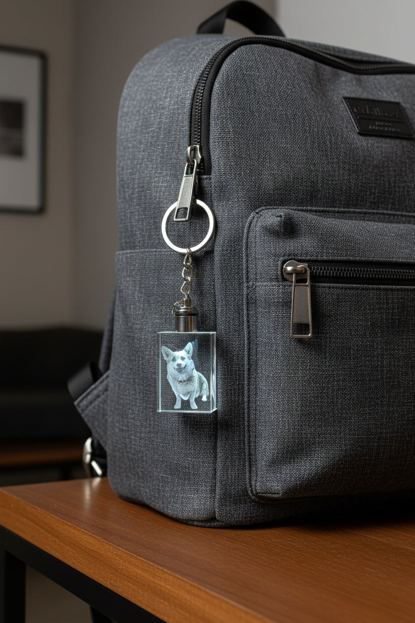 Personalized Crystal Keychain