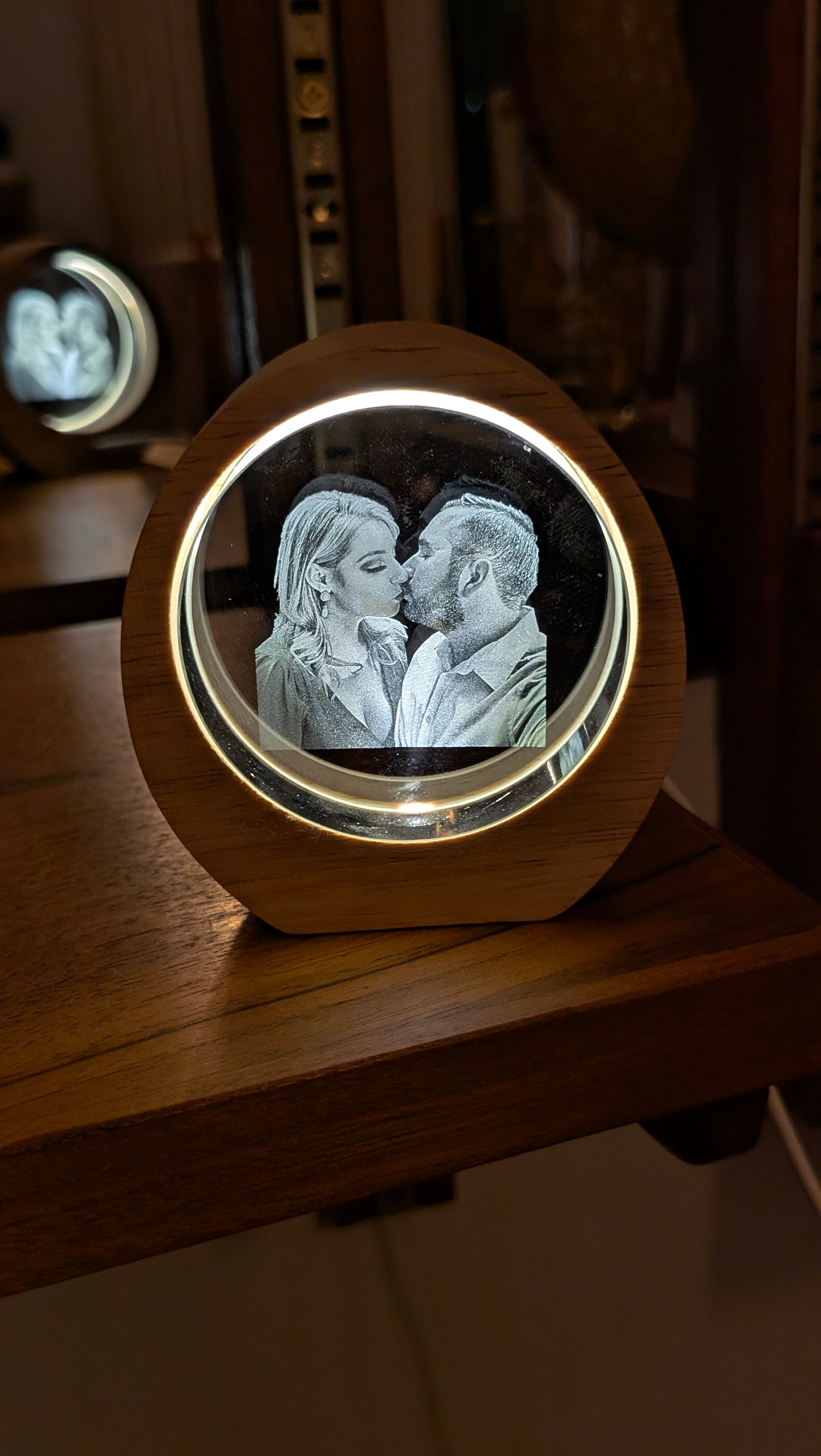Personalized Crystal Photo Lamp
