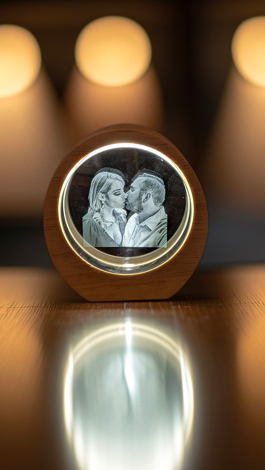 Personalized Crystal Photo Lamp
