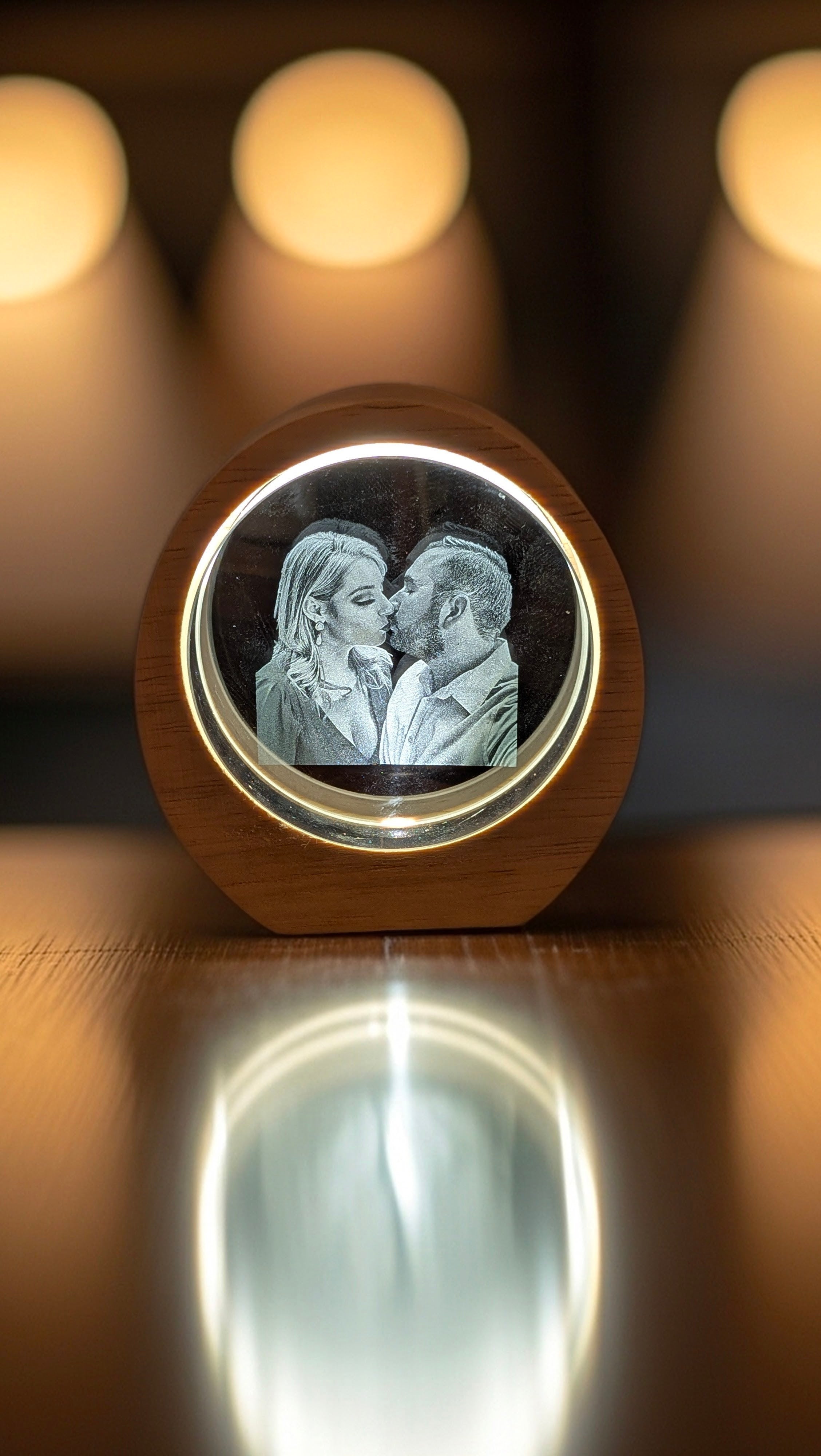 Personalized Crystal Photo Lamp