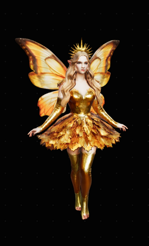 Fairy Hologram Crystal Keychain