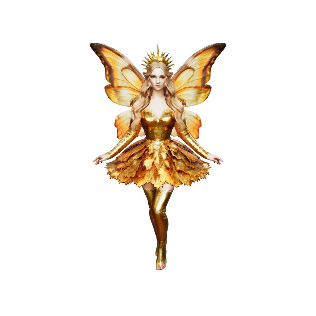 Fairy Hologram Crystal Keychain