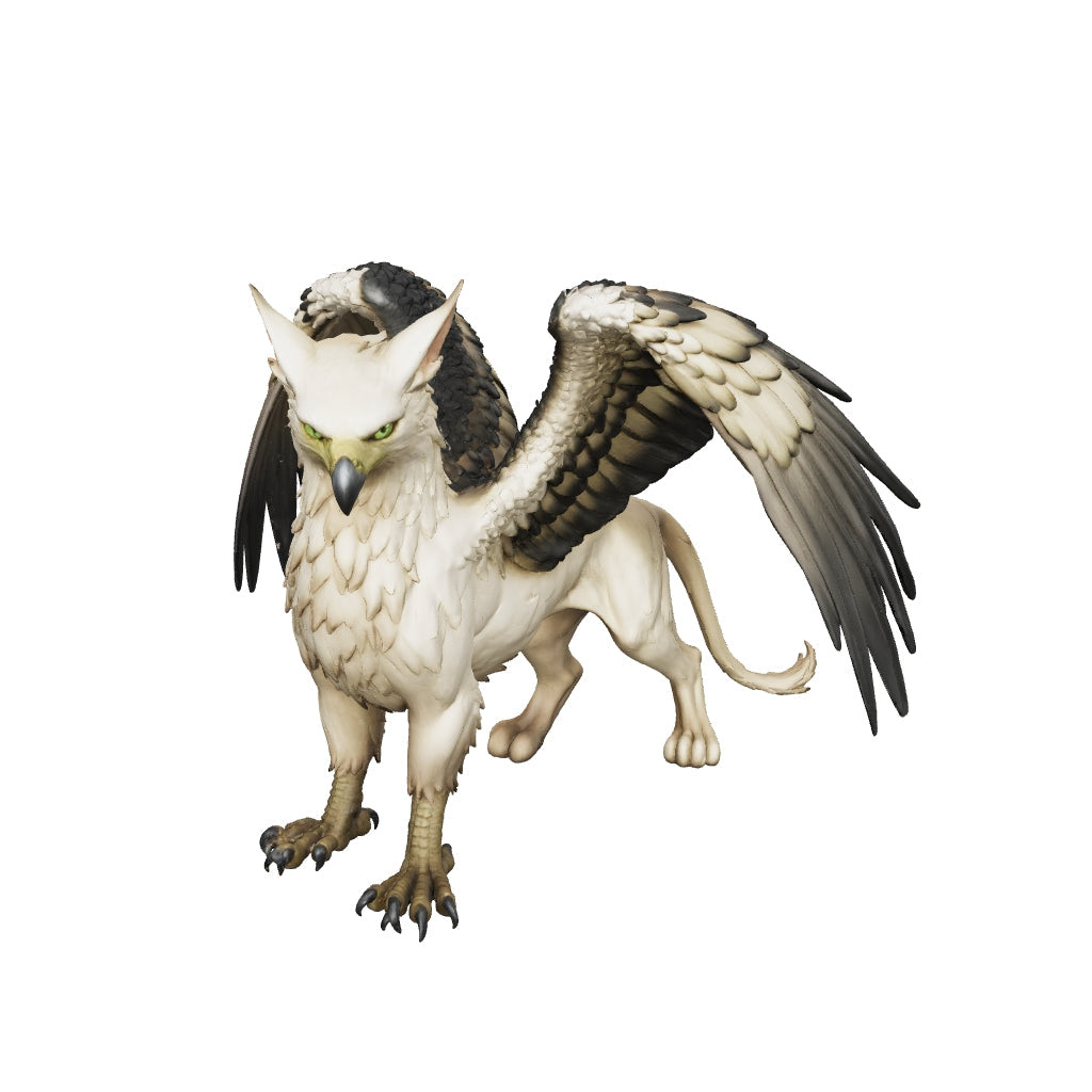 Griffin Hologram Crystal Keychain