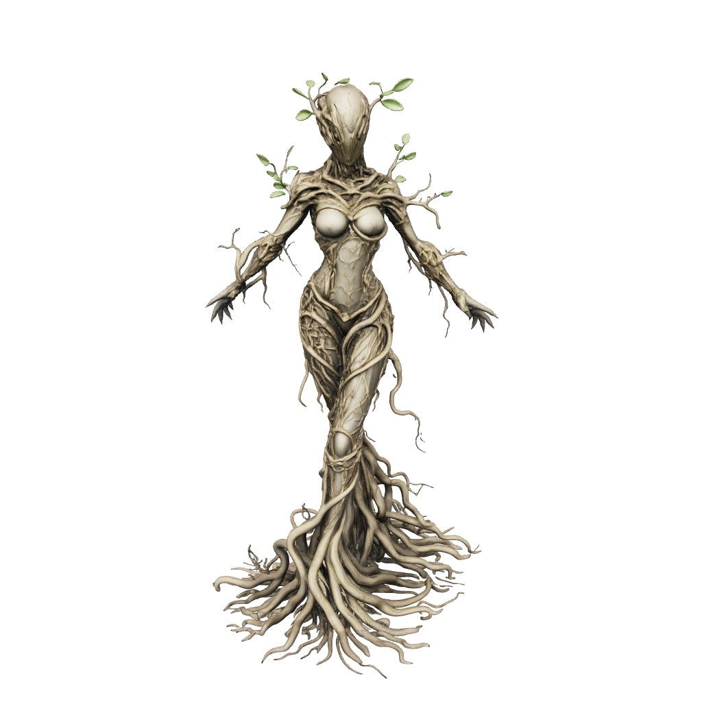 Tree Enchantress Hologram Crystal Keychain